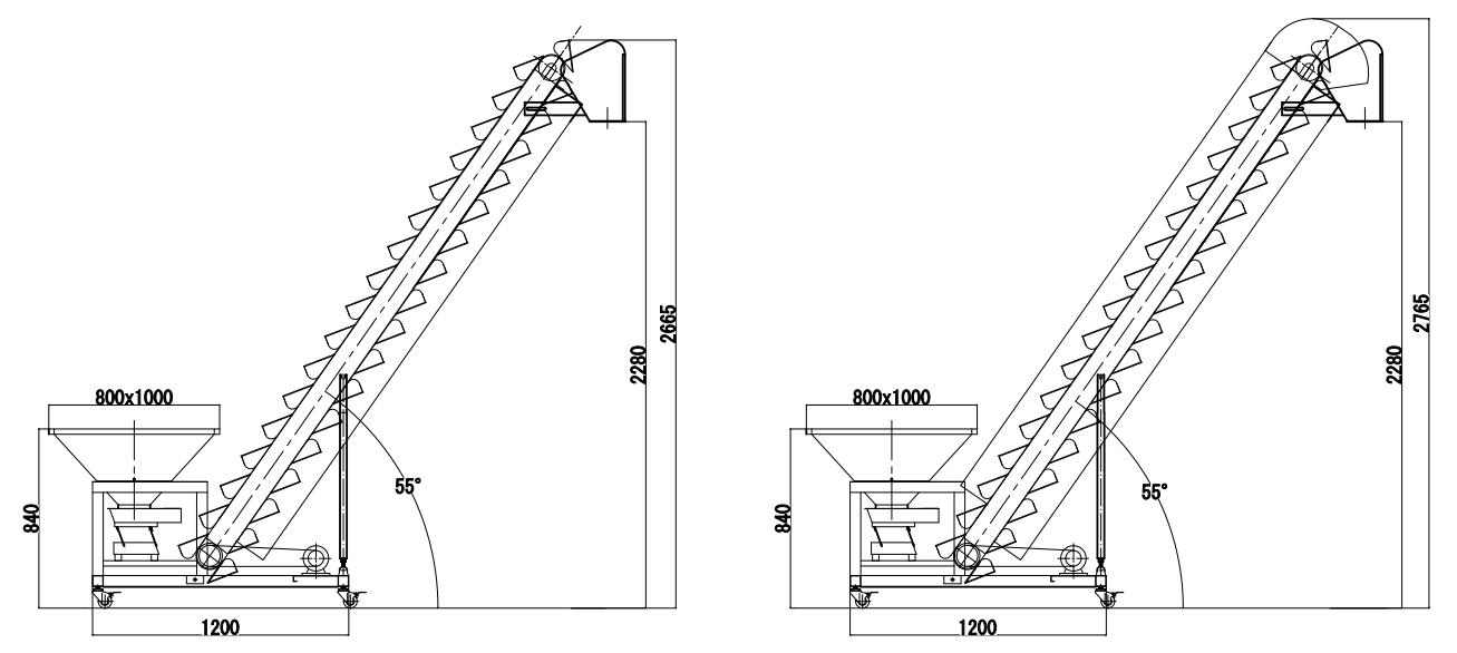 Máquina de alimentación de cubos APT-T1