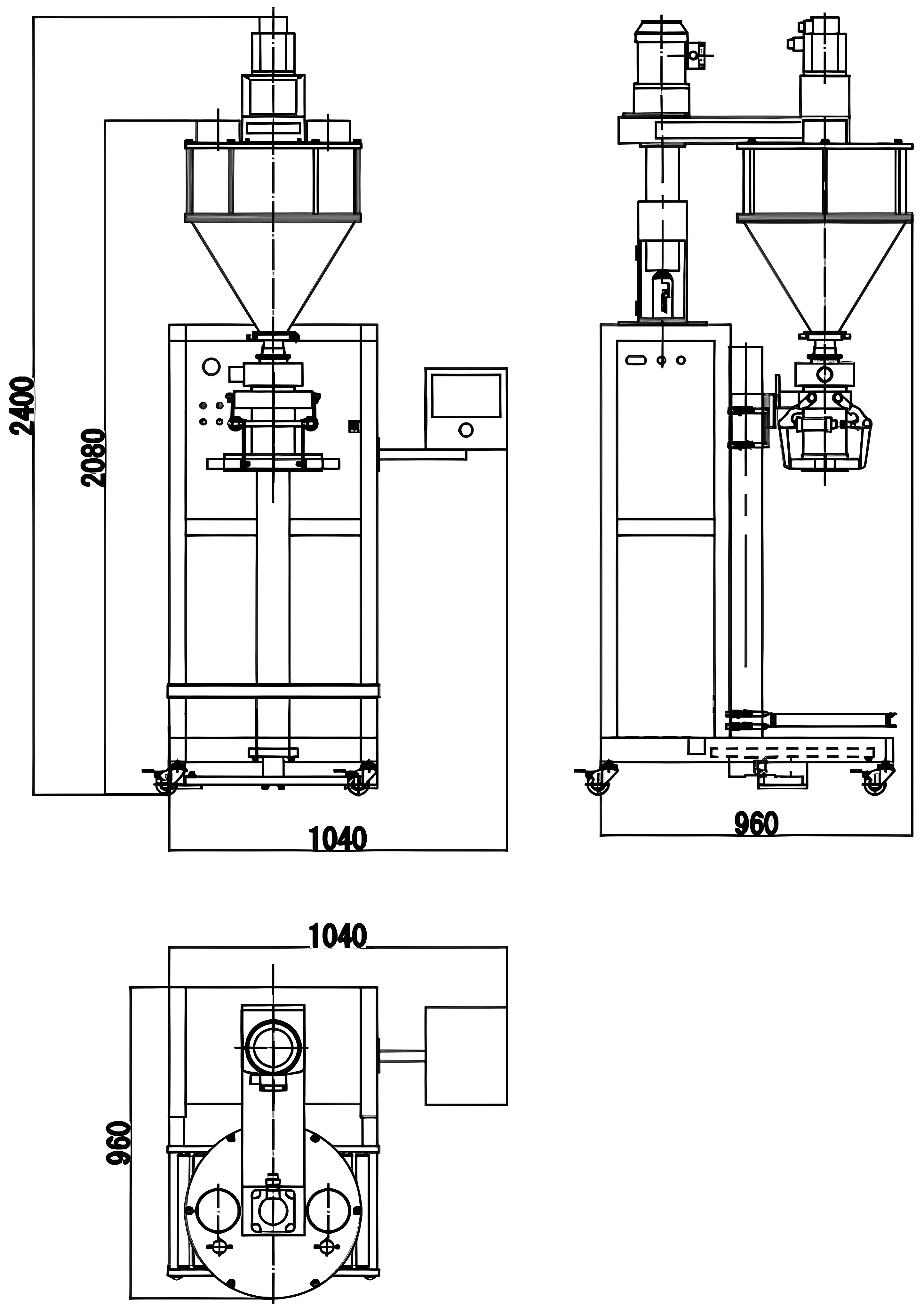 Máquina de embalaje de polvo GMB-50R (pesado)